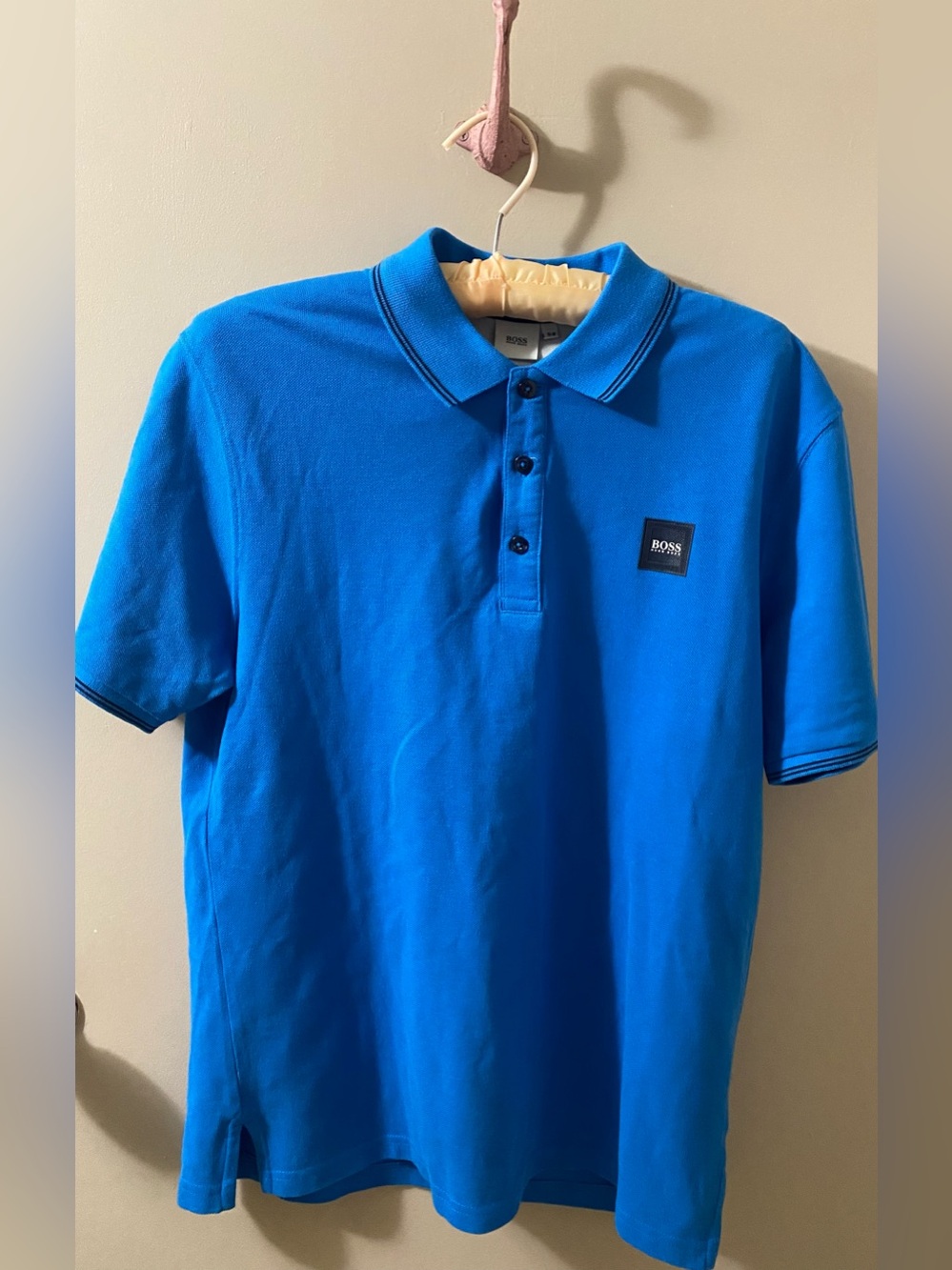 Hugo Boss Men's Blue Polo Shirt